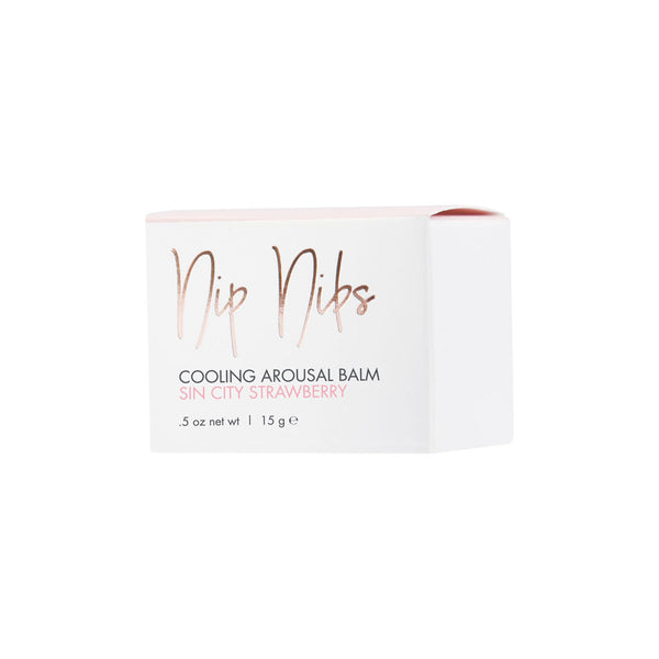 Nip Nibs Cooling Arousal Balm Sin City  Strawberry 0.5 Oz.