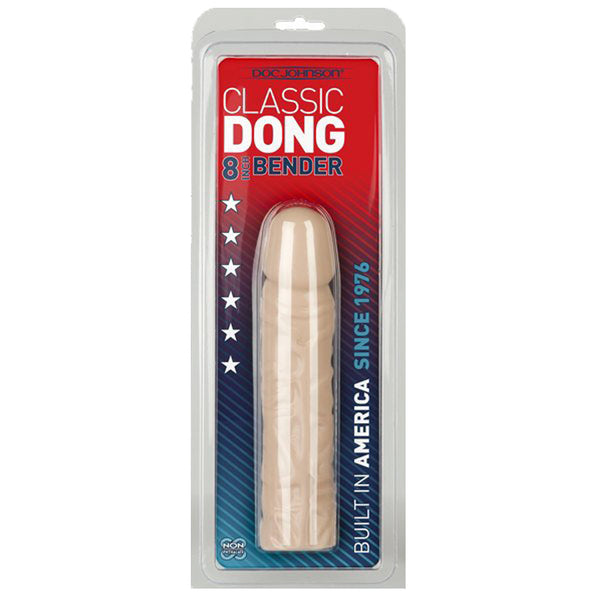 Bender Wire Dong 8 inch.x 1.3in. - Flesh