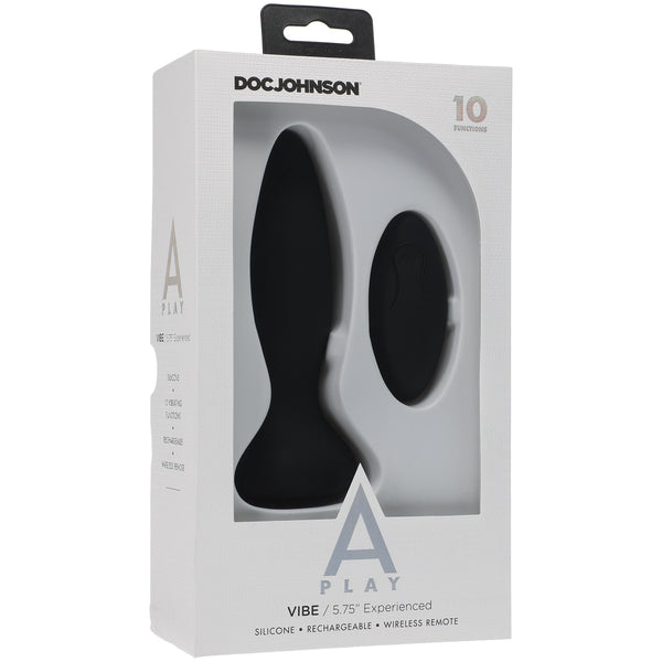 A-Play - Vibe - Experienced - Rechargeable  Silicone Anal Plug With Remote