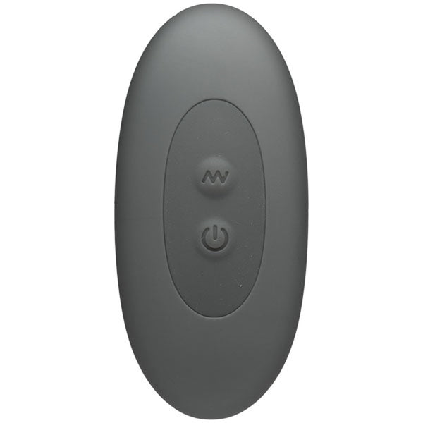 Optimale - Vibrating Cock Cage With Wireless  Remote - Rechargeable - Silicone - Slate