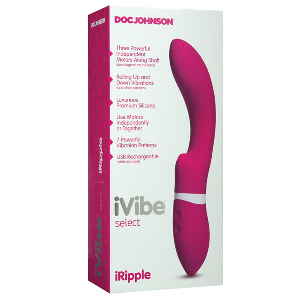 iVibe Select iRipple Massager Pink Color - Doc Johnson