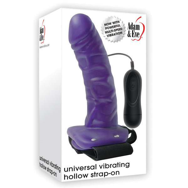 Adam & Eve Universal Vibrating Hollow Strap On