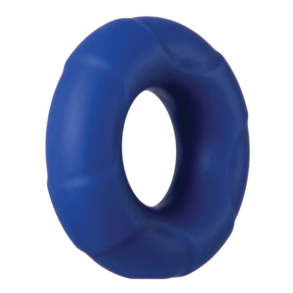 Adam & Eve Big Man Silicone Cock Ring - Blue
