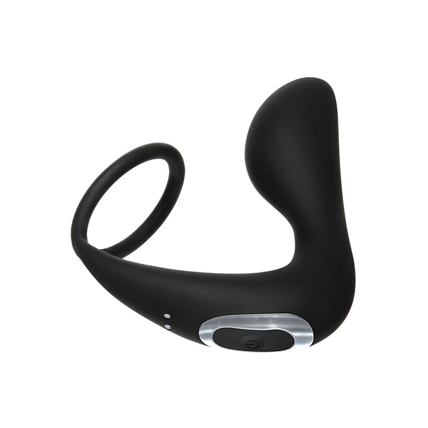 Adam & Eve Adam's Rechargeable Prostate Pleaser & C-Ring - Black