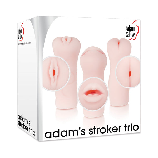 Adam & Eve Adam's Stroker Trio - Flesh