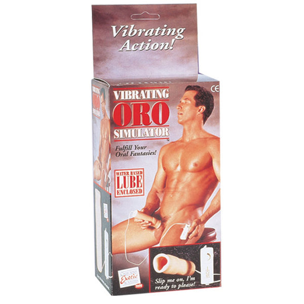 California Exotic Vibrating Oro Simulator Penis Sleeve