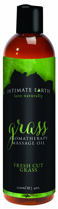 Intimate Earth Grass Massage Oil - 120 ml