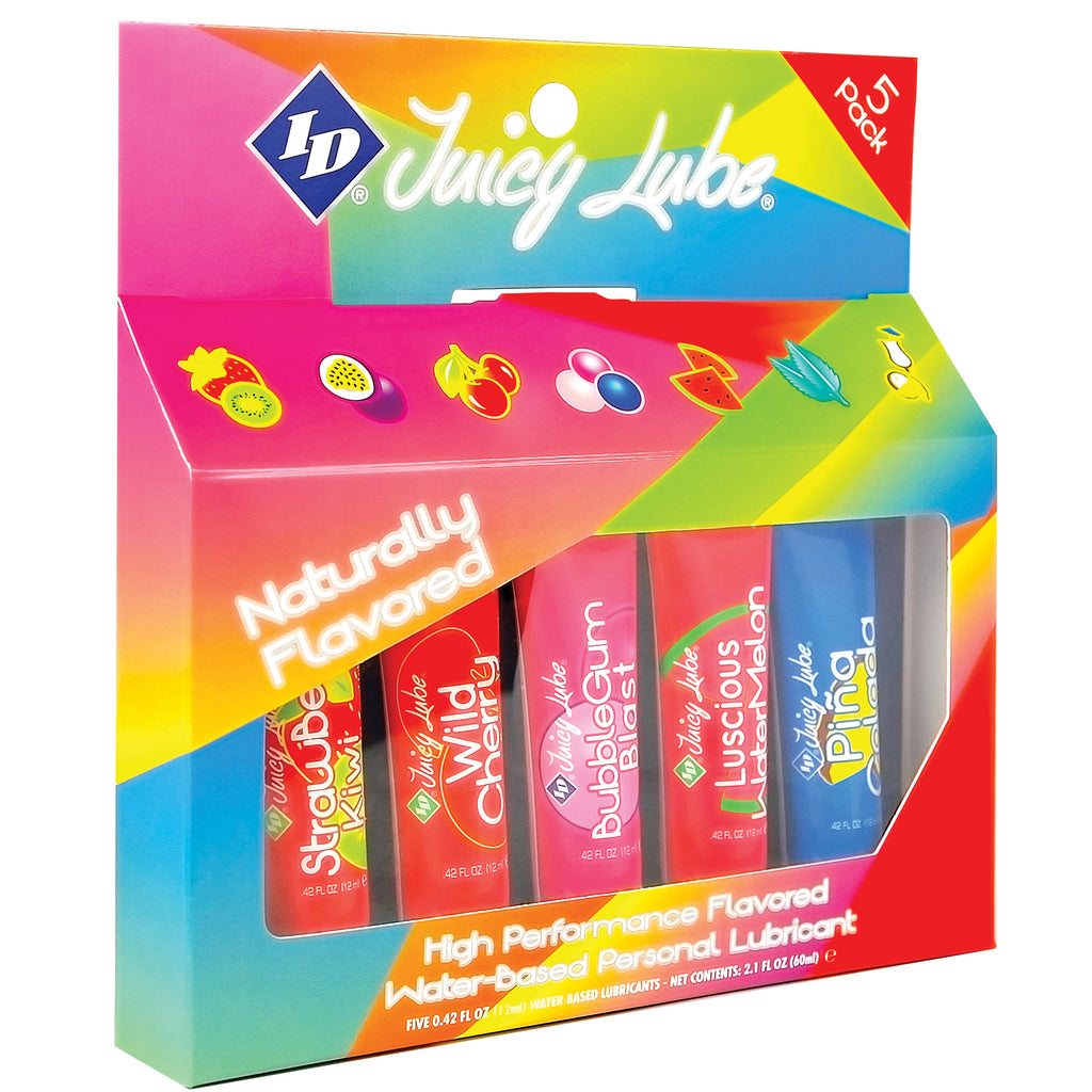 ID Juicy Lube 12g. Assorted (5) - (PACK OF 2)
