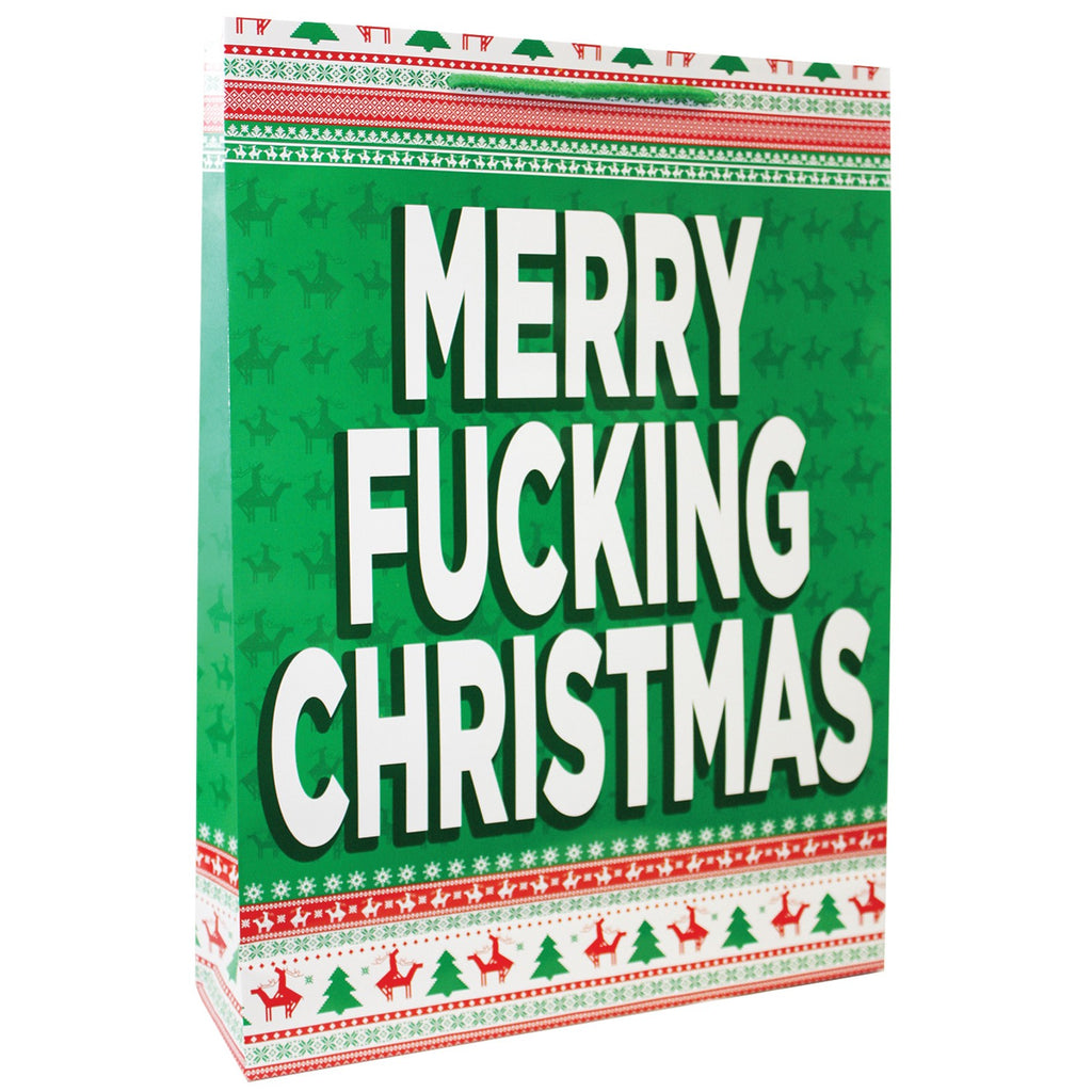 Merry Fucking Christmas Gift Bag - Large