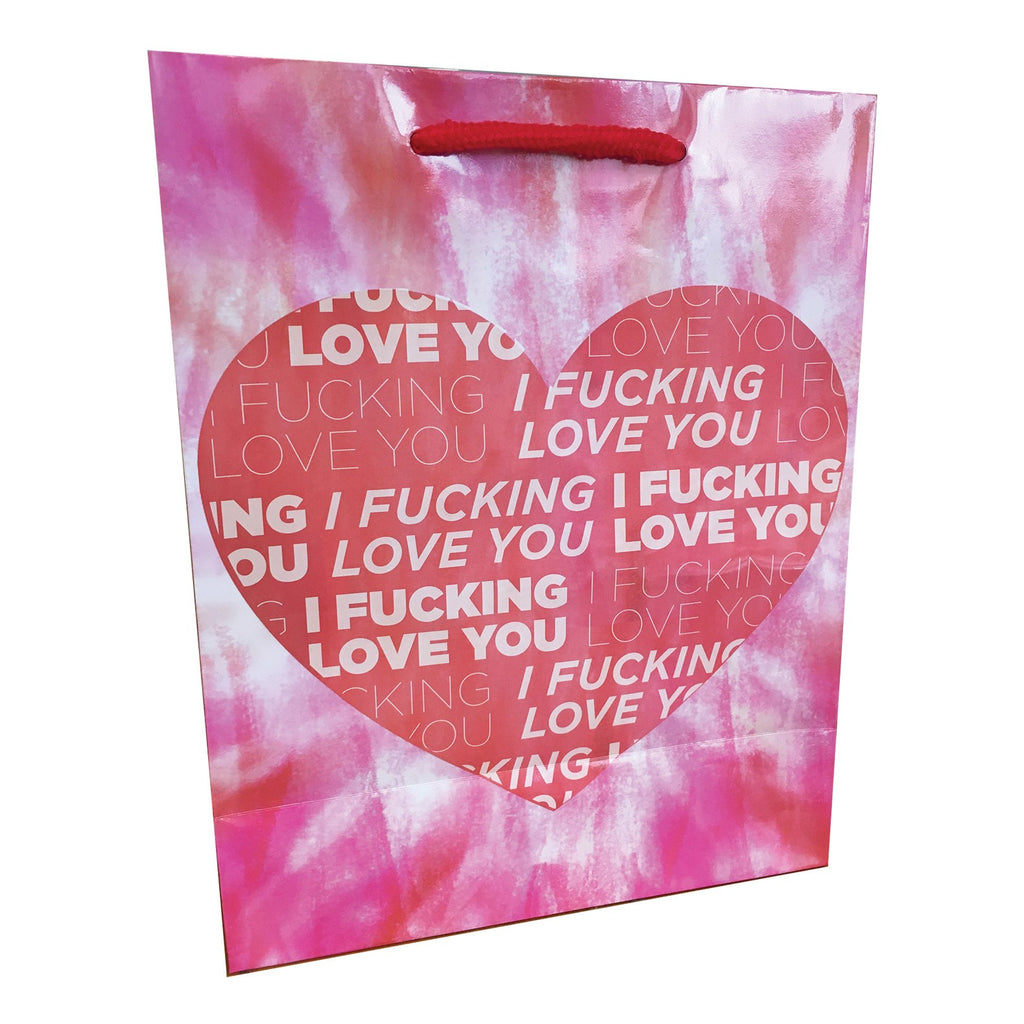 I Fucking Love You Heart Valentines Gift Bag