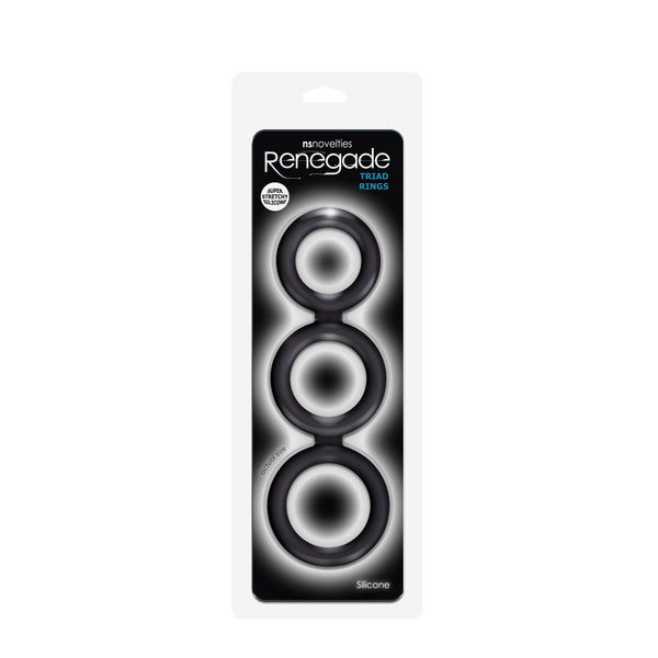 Renegade Triad Cock Ring - Black