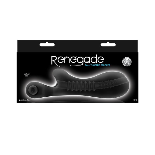 Renegade Ball Tugging Stroker - Black
