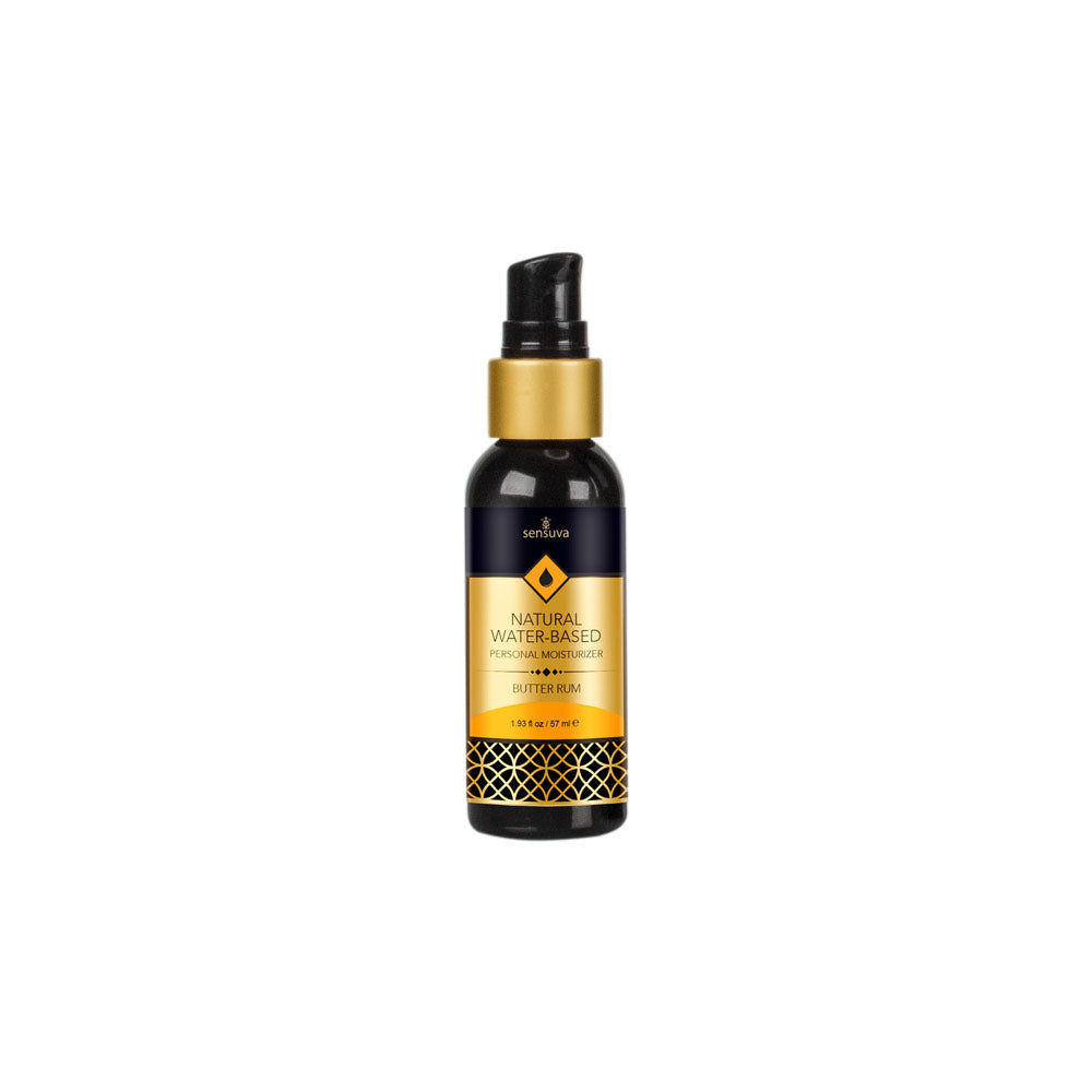 Natural Water-Based Personal Moisturizer 1.93 Fl Oz. - Butter Rum