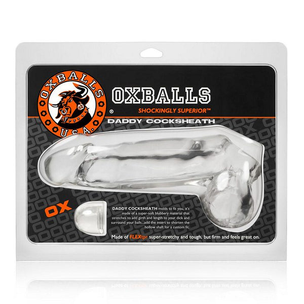 Oxballs Daddy Cocksheath w/Balls - Clear