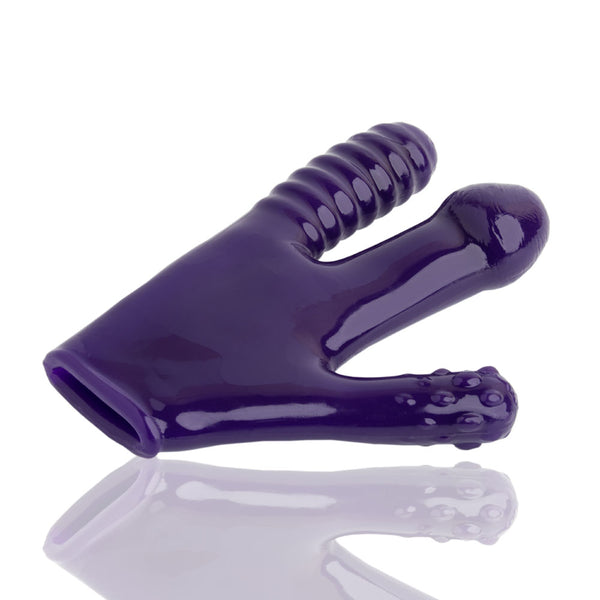 Claw Textured Glove - Eggplant
