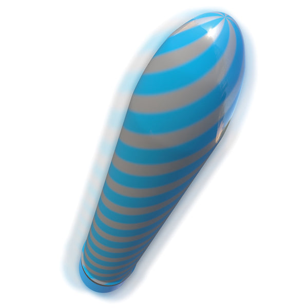 Sweet Swirl Vibrator - Blue
