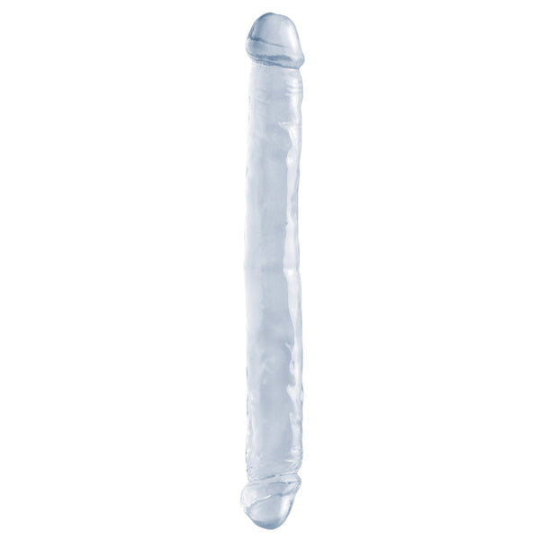 Basix Rubber Works 12 Inch Double Dong - Clear