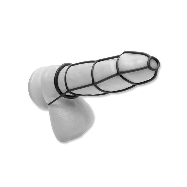 Fetish Fantasy Elite Cockcage and Ring Set - Black