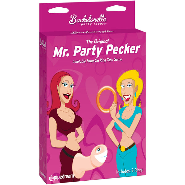 Mr. Party Pecker Inflatable Strap on Ring Toss Game