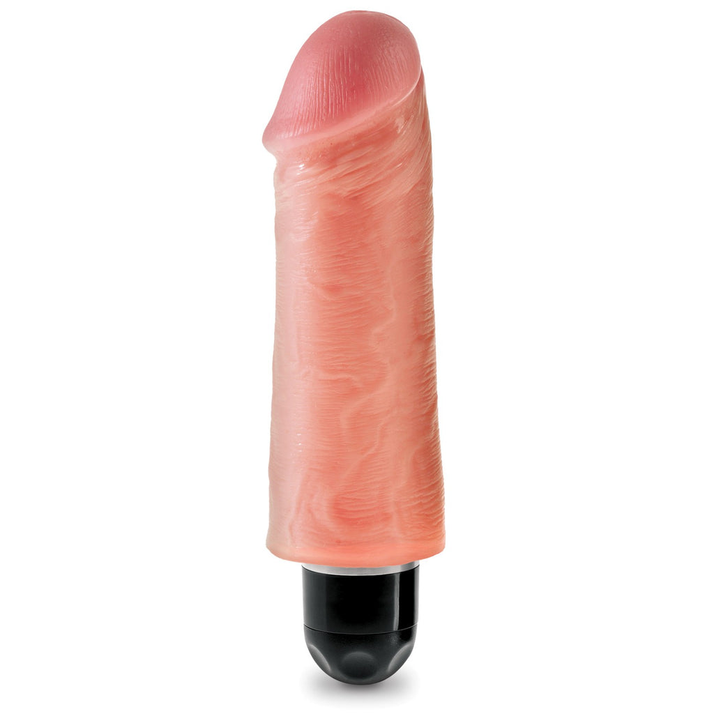 King Cock 5" Vibrating Stiffy Flesh