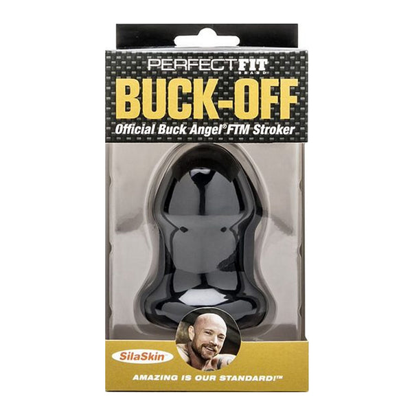 Perfect Fit Buck OFF Buck Angel FTM Stroker - Black