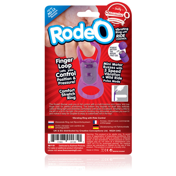 Screaming O RodeO Bucker Purple