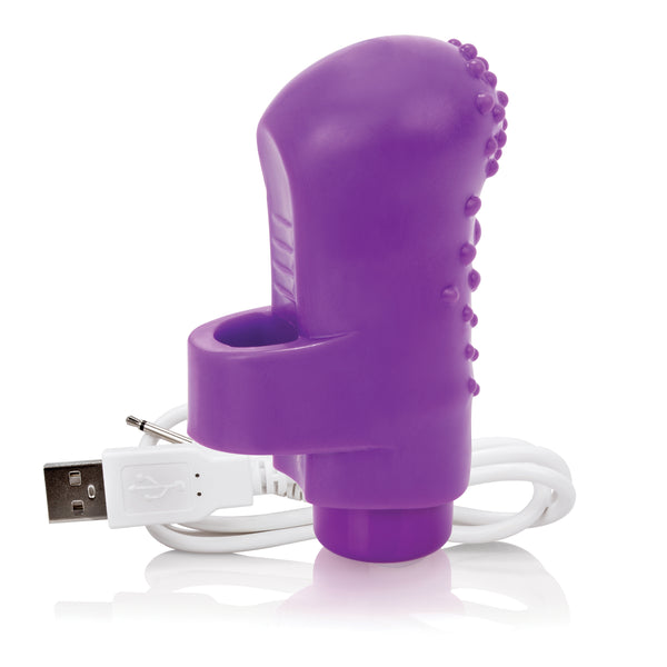 Charged Fingo Rechargeable Finger Vibe - Purple
