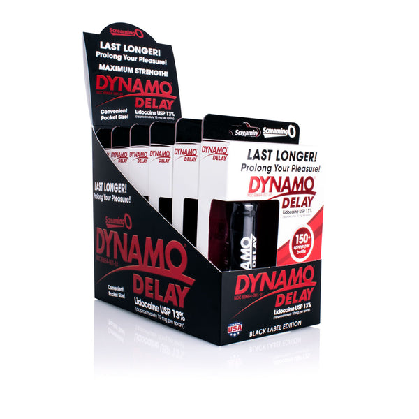 Dynamo Delay Black Series - 6 Count p.o.p Box  Display