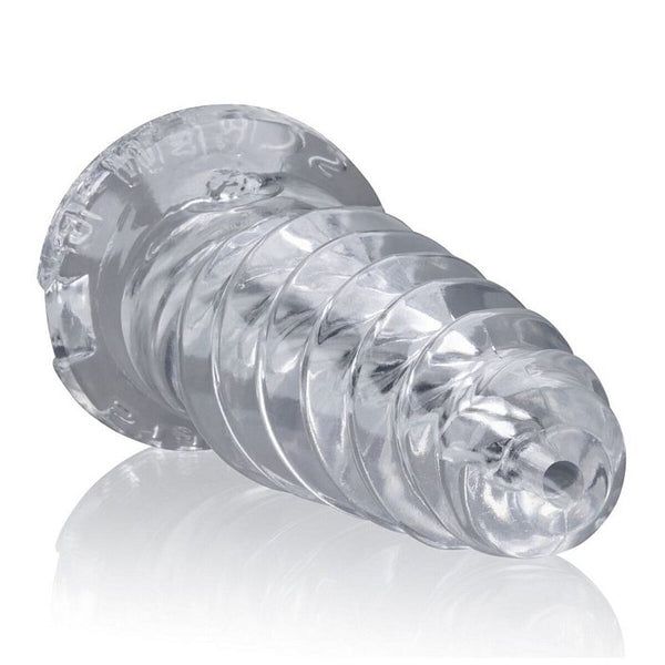 Oxballs Screwed Super Squish Corkscrew Jack Off Toy - Clear