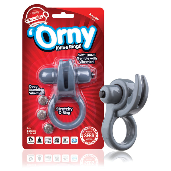 Orny Vibe Ring - Grey - 6 Count