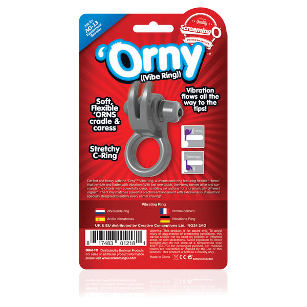 Orny Vibe Ring - Grey - 6 Count