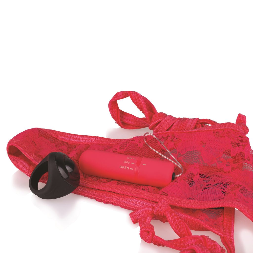 My Secret Screaming O Vibrating Panty Set - Red - Each My Sensual Secrets My Secret Screaming O Vibrating Panty Set - Red - Each My Sensual Secrets