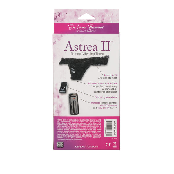 California Exotic Dr. Laura Berman  - Astrea II Remote Vibrating Thong - (PACK OF 2)