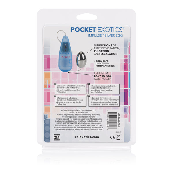 Impulse Pocket Paks Silver Egg