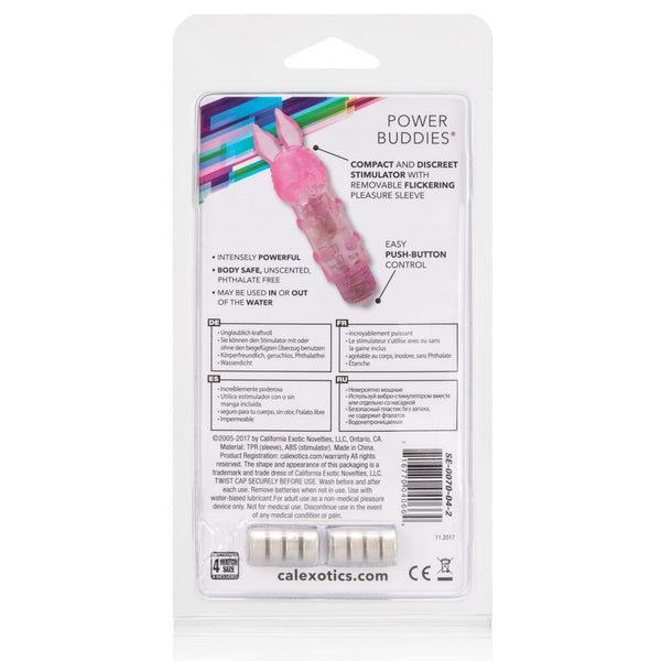 Waterproof Power Buddies Rabbit - Pink