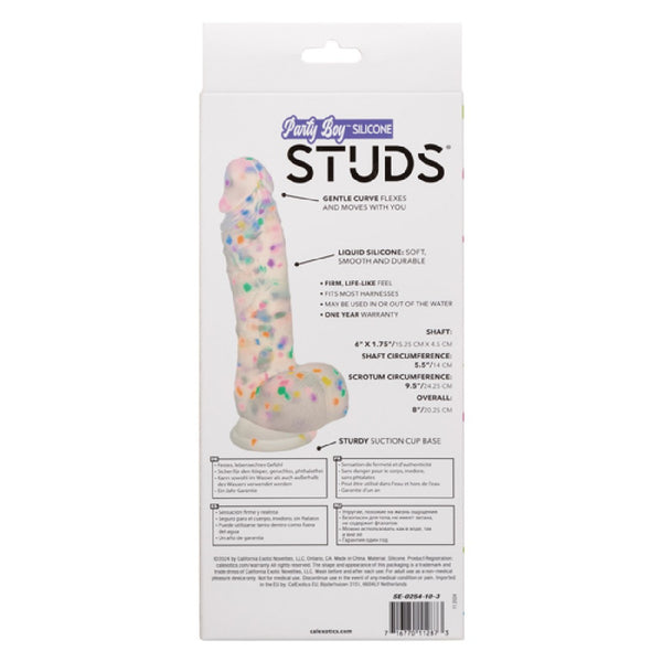 Party Boy Silicone Studs 6"/15.25 Cm