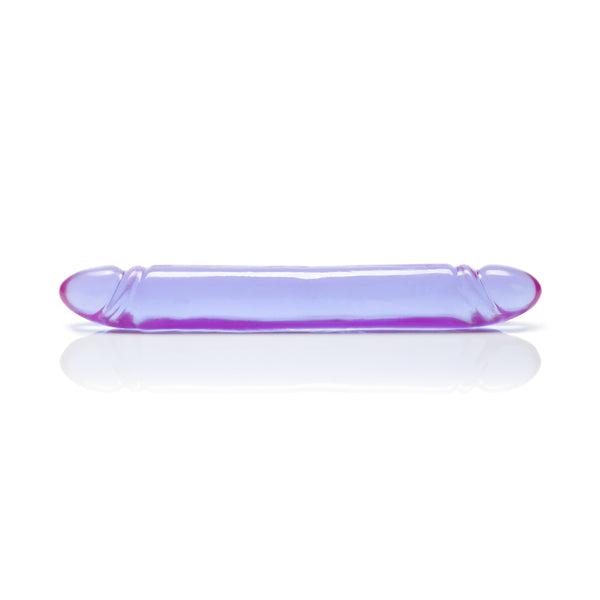 Reflective Gel Smooth Double Dong 12 Inches
