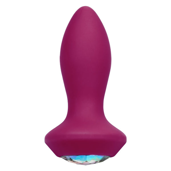 Power Gem Vibrating Petite Crystal Probe - Purple