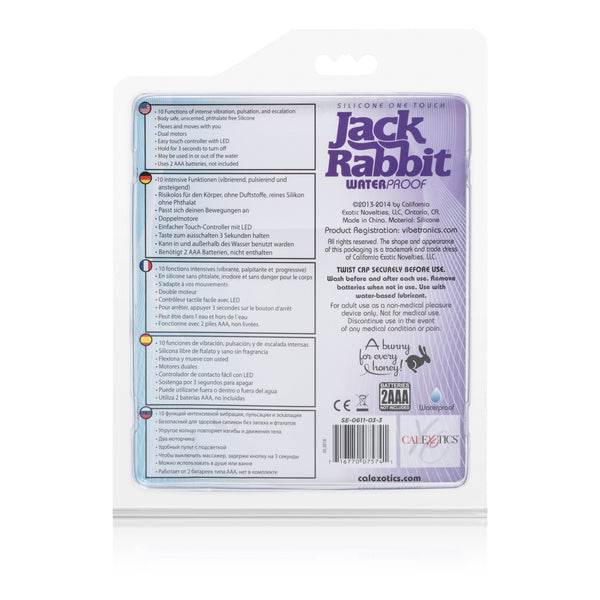 Silicone Jack Rabbit One Touch - Purple