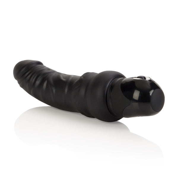 Waterproof Power Stud Curvy Dong - Black
