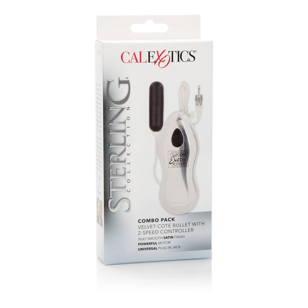 Sterling Collection Combo Pack Velvet Cote Bullet  With 2-Speed Controller