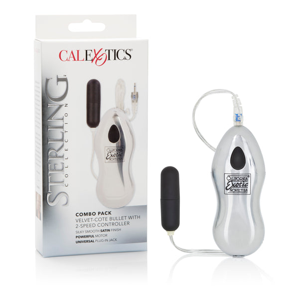 Sterling Collection Combo Pack Velvet Cote Bullet  With 2-Speed Controller