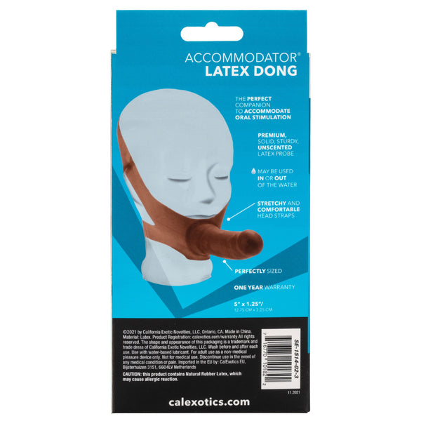 The Original Accommodator Latex Dong - Brown