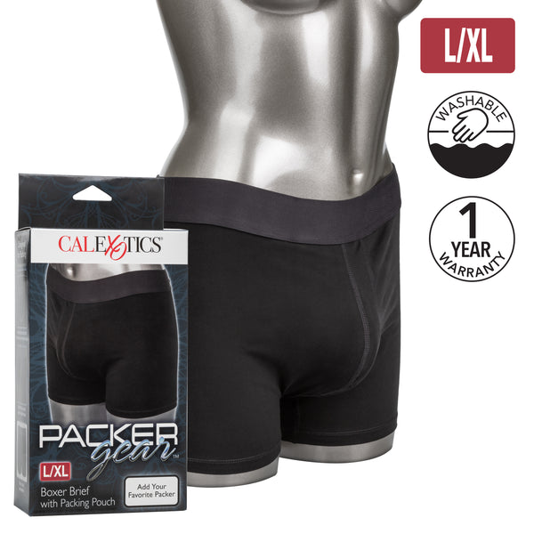 Packer Gear Boxer Brief With Packing Pouch L/ Xl