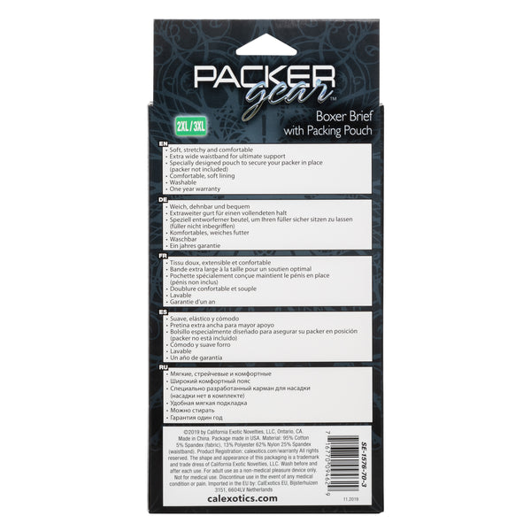 Packer Gear Boxer Brief With Packing Pouch  2xl/3xl
