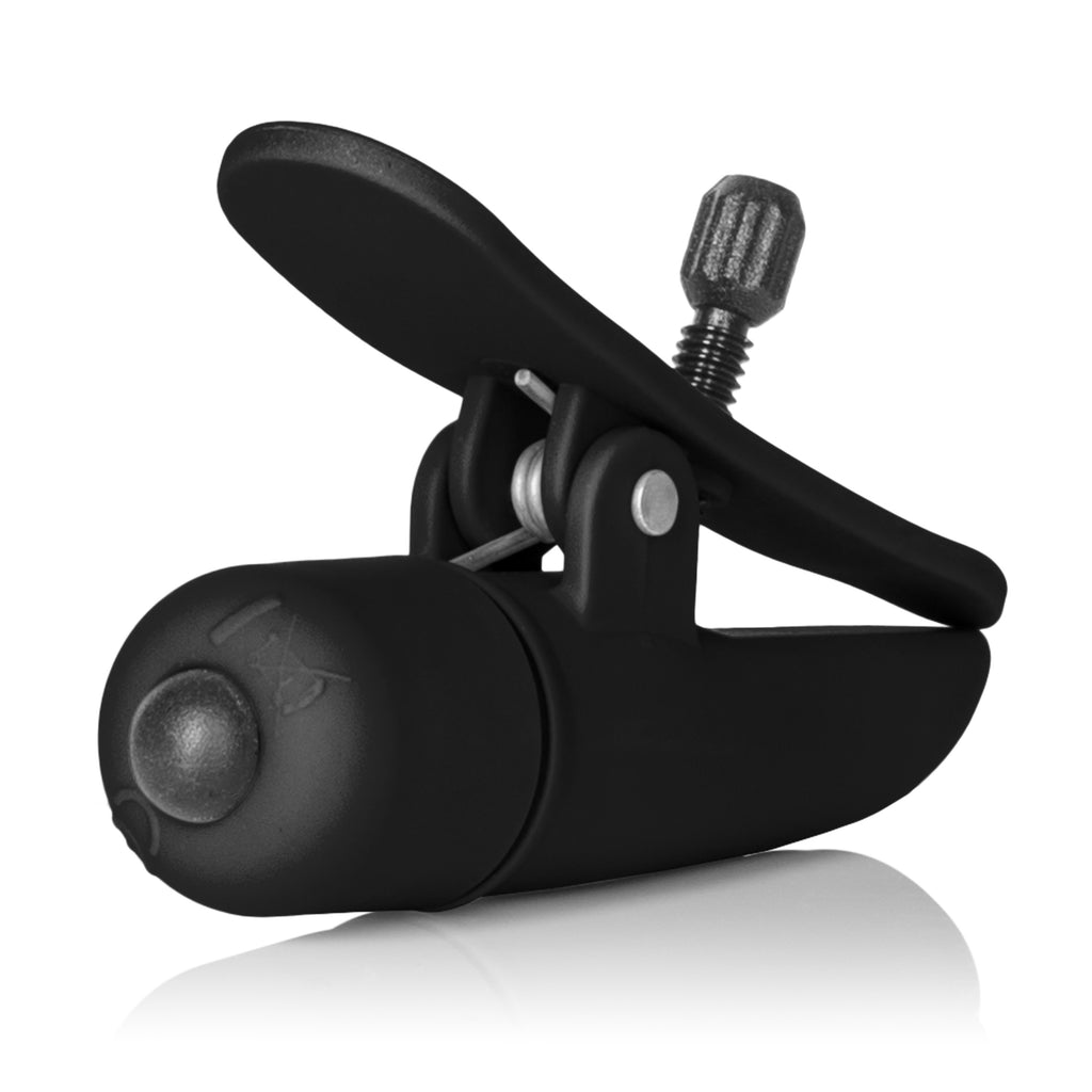 Nipple Play Nipplettes Vibrating Nipple Clamps - Black My Sensual Secrets Nipple Play Nipplettes Vibrating Nipple Clamps - Black My Sensual Secrets