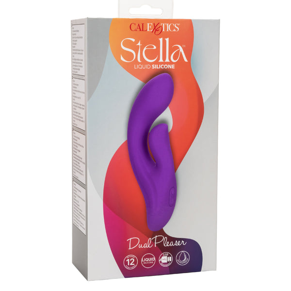 Stella Liquid Silicone Dual Pleaser - Purple