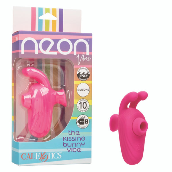 Neon Vibes the Kissing Bunny Vibe - Pink