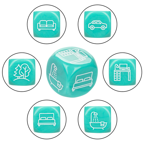Naughty Bits Roll With It Icon - Based Sex Dice Game