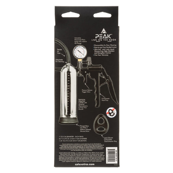 Peak Magnified Gauged Pump System - Black
